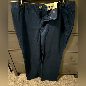 Soft dark blue twill pants